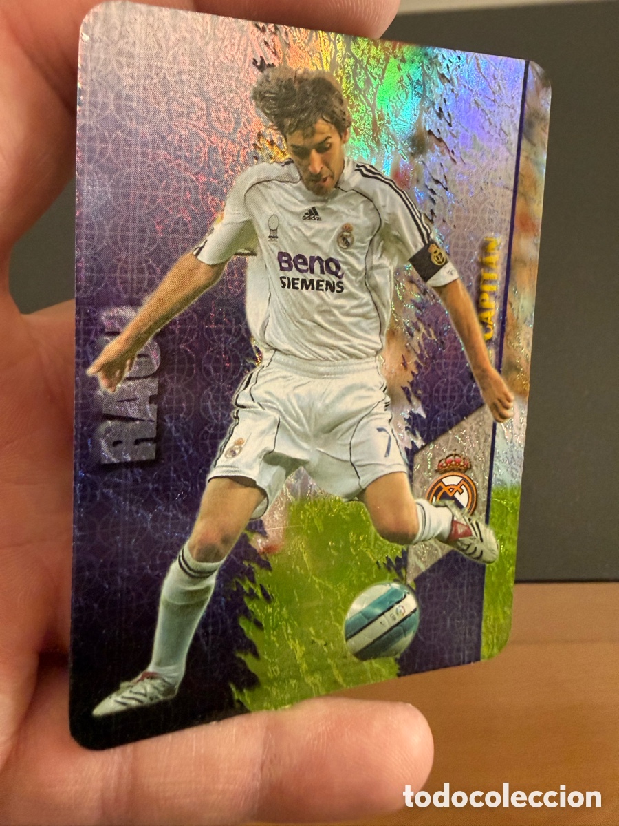 Cartes &agrave; collectionner de Football: MUNDICROMO 2008. n 25. RA&Uacute;L Capit&aacute;n. Jaspeado Vertical