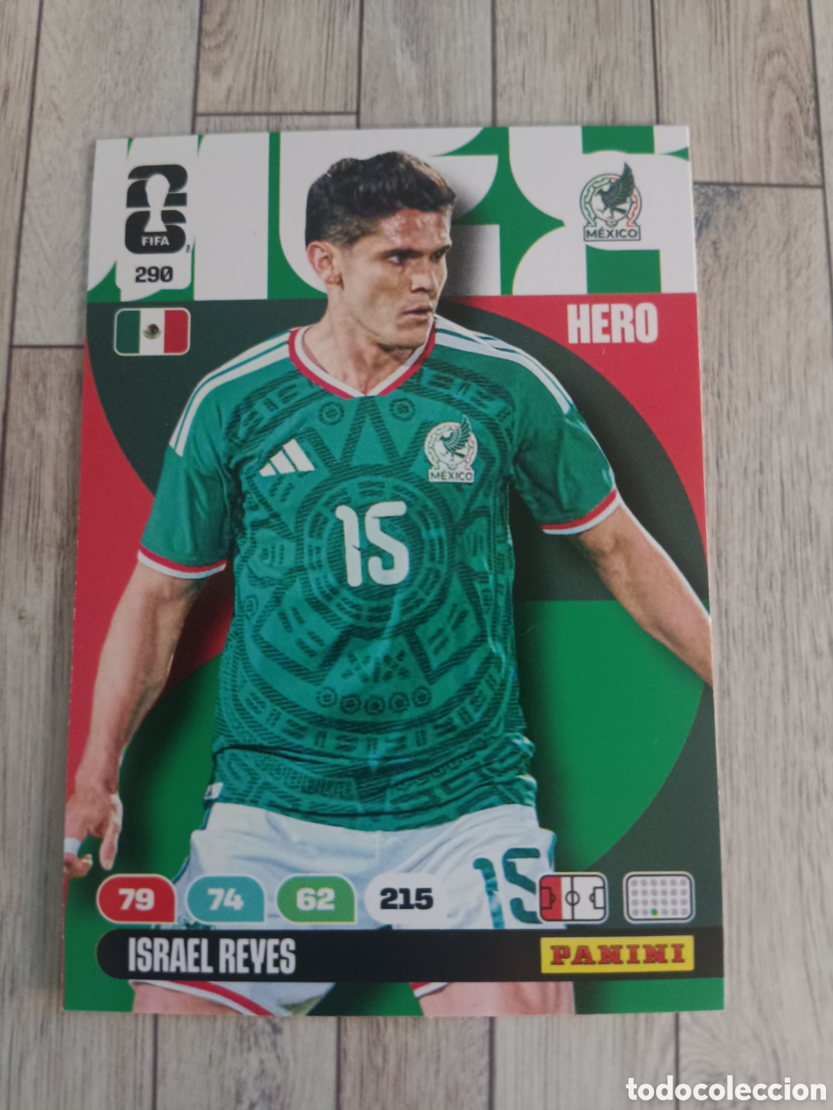 Cromos de F&uacute;tbol: 290 ISRAEL REYES MEXICO HERO ADRENALYN XL MUNDIAL FIFA WORLD CUP 2026 PANINI