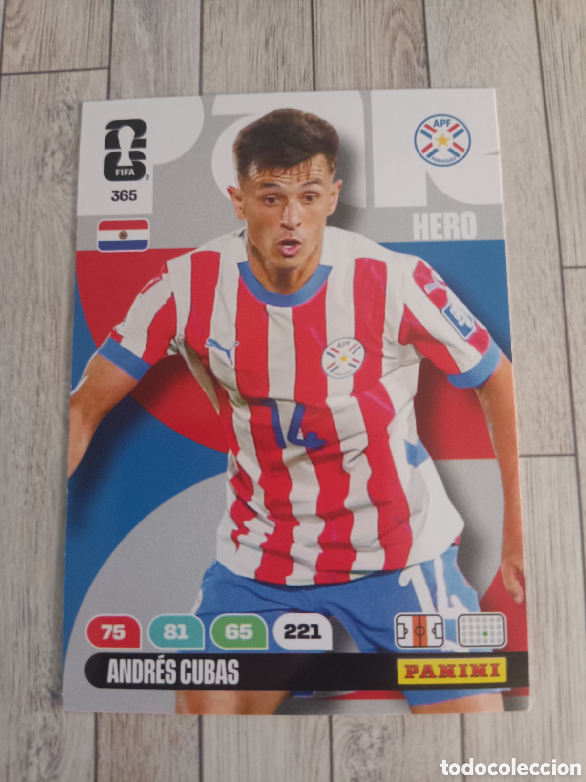 Cromos de F&uacute;tbol: 365 ANDR&Eacute;S CUBAS PARAGUAY HERO ADRENALYN XL MUNDIAL FIFA WORLD CUP 2026 PANINI
