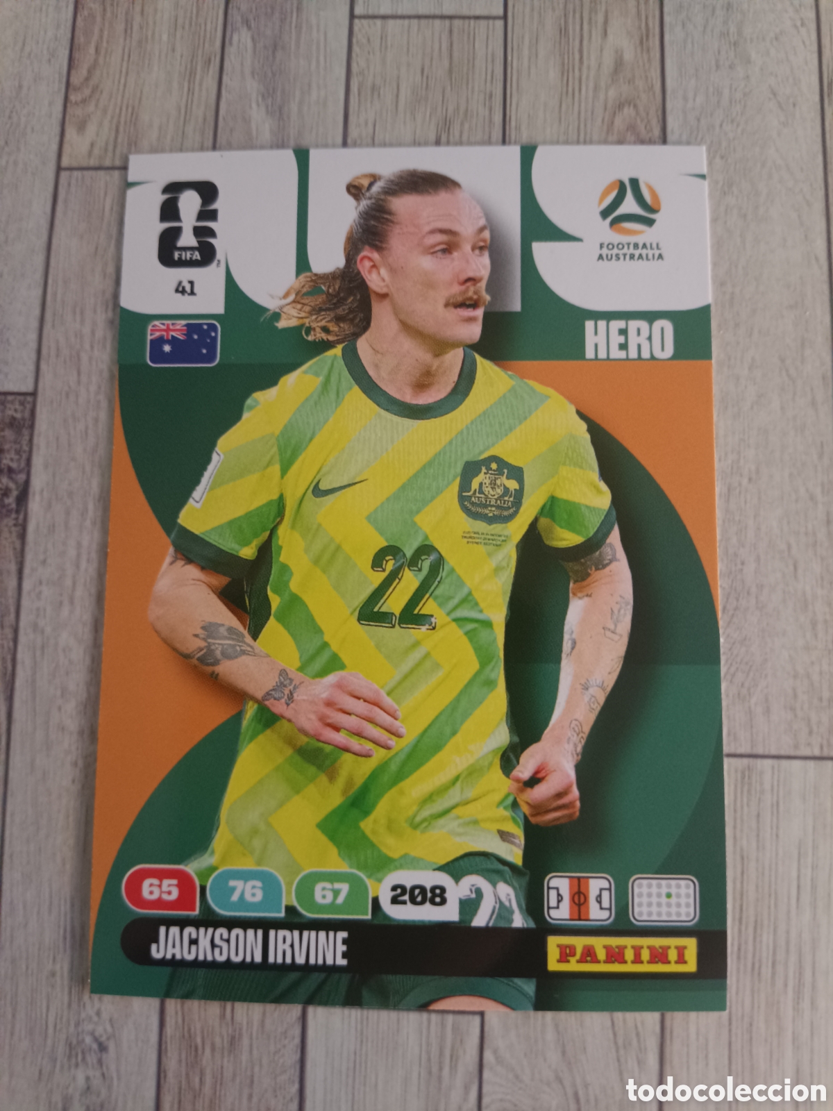Cromos de F&uacute;tbol: 41 IRVINE AUSTRALIA HERO ADRENALYN XL MUNDIAL FIFA WORLD CUP 2026 PANINI