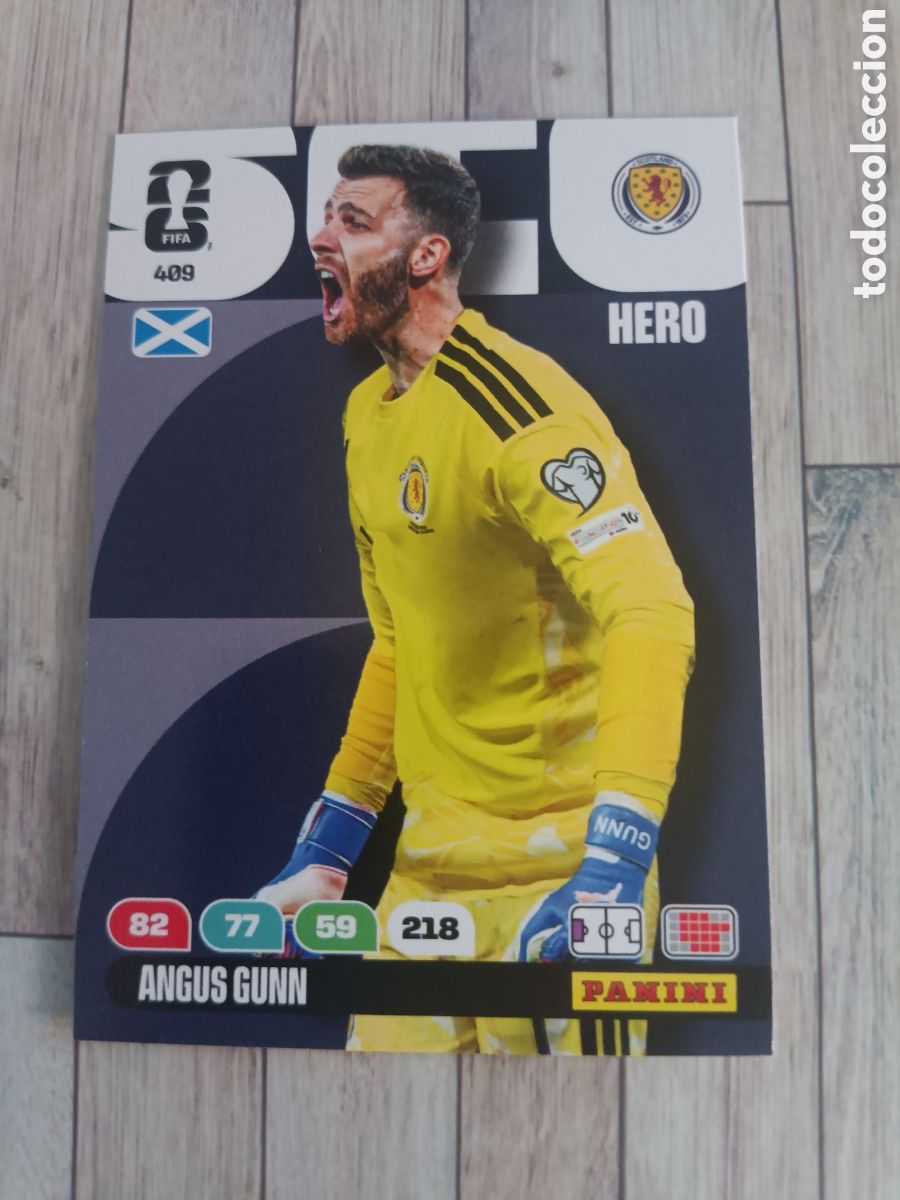 Cromos de F&uacute;tbol: 409 GUNN ESCOCIA HERO ADRENALYN XL MUNDIAL FIFA WORLD CUP 2026 PANINI