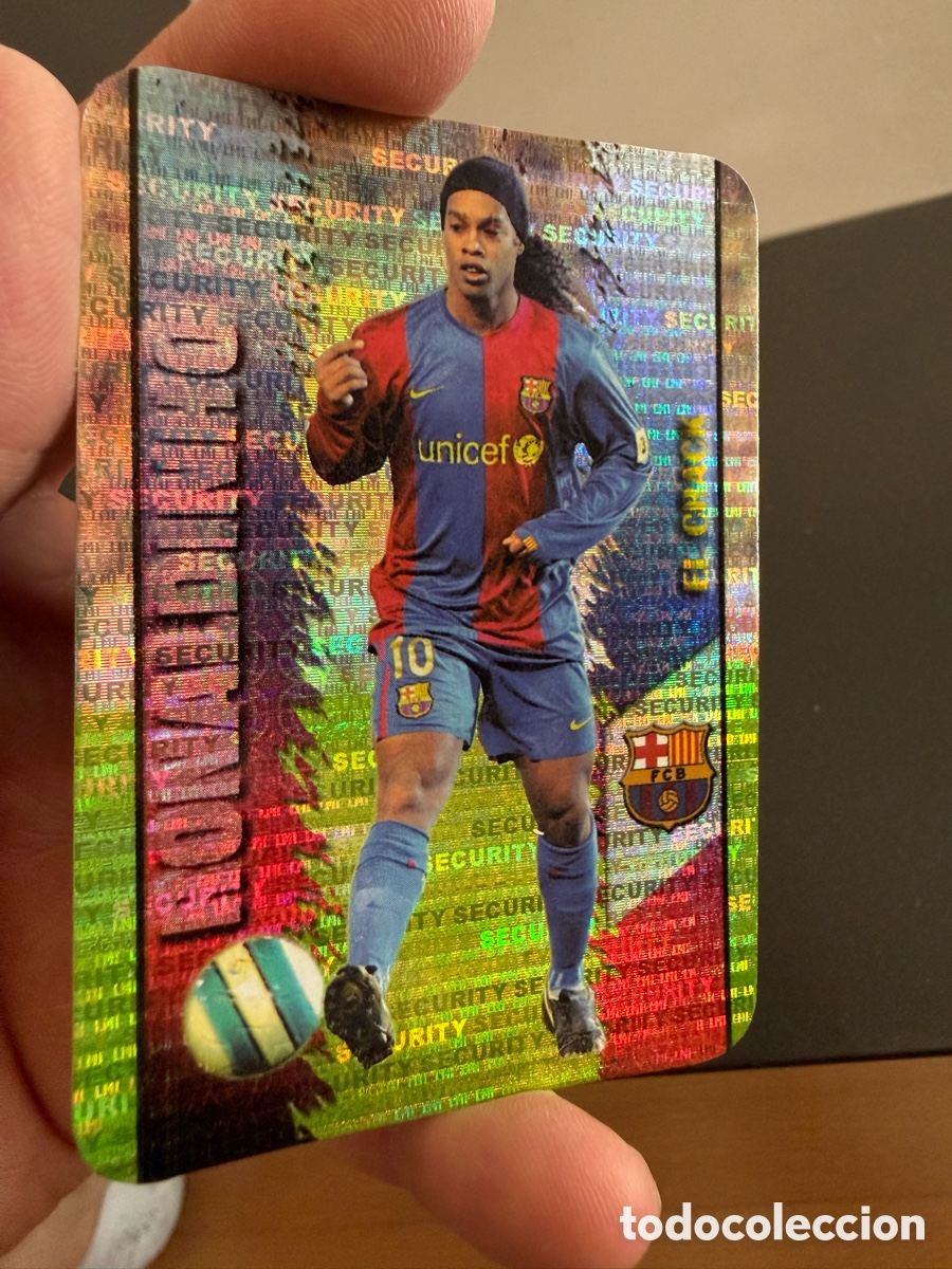 Cromos de F&uacute;tbol: MUNDICROMO 2008. n 53. RONALDINHO. El Crack. Security Horizontal