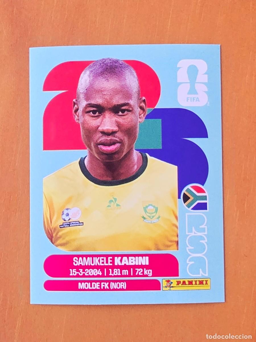 Cromos de F&uacute;tbol: RSA 5 Samukele Kabini, Sud&aacute;frica, Panini FIFA World Cup Mundial 2026 Sticker
