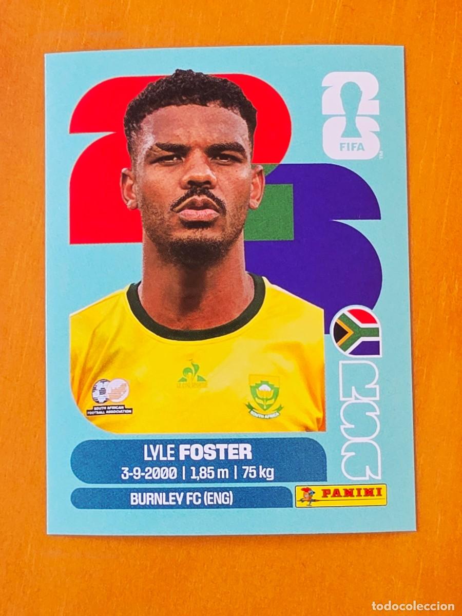 Cromos de F&uacute;tbol: RSA 17 Lyle Foster, Sud&aacute;frica, Panini FIFA World Cup Mundial 2026 Sticker