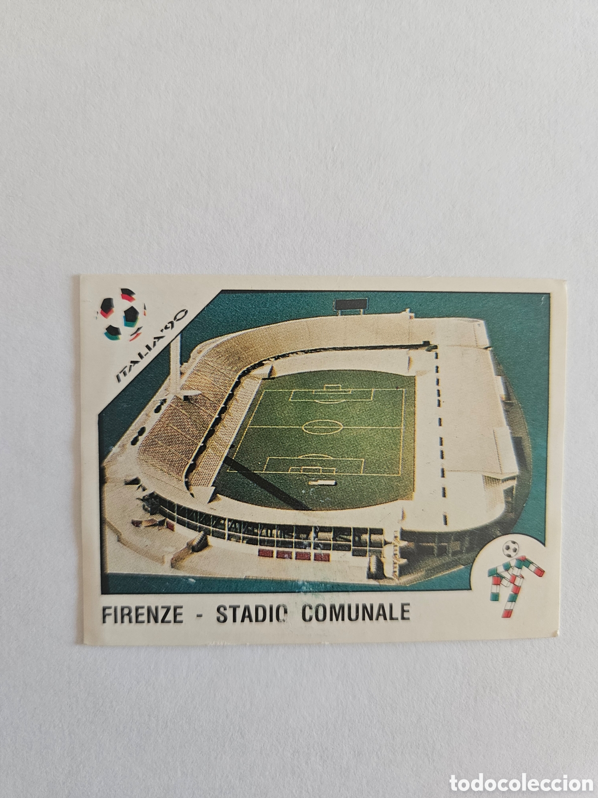 Cromos de F&uacute;tbol: CROMO SIN PEGAR FUTBOL 90 PANINI MUNDIAL ITALIA 1990 SEDES 11 FIRENZE STADIO COMUNALE