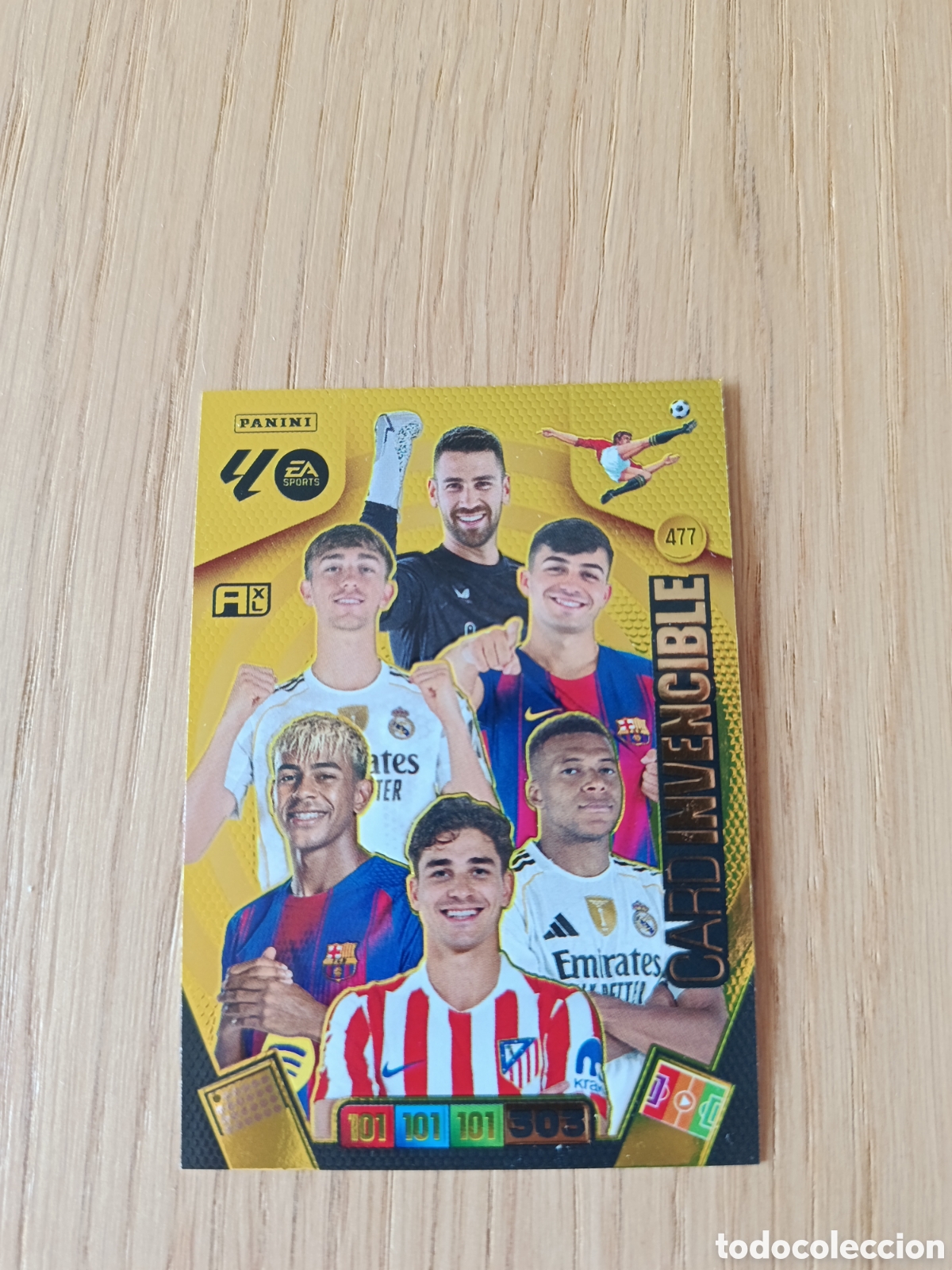Cromos de F&uacute;tbol: Card invencible La liga Adrenalyn XL