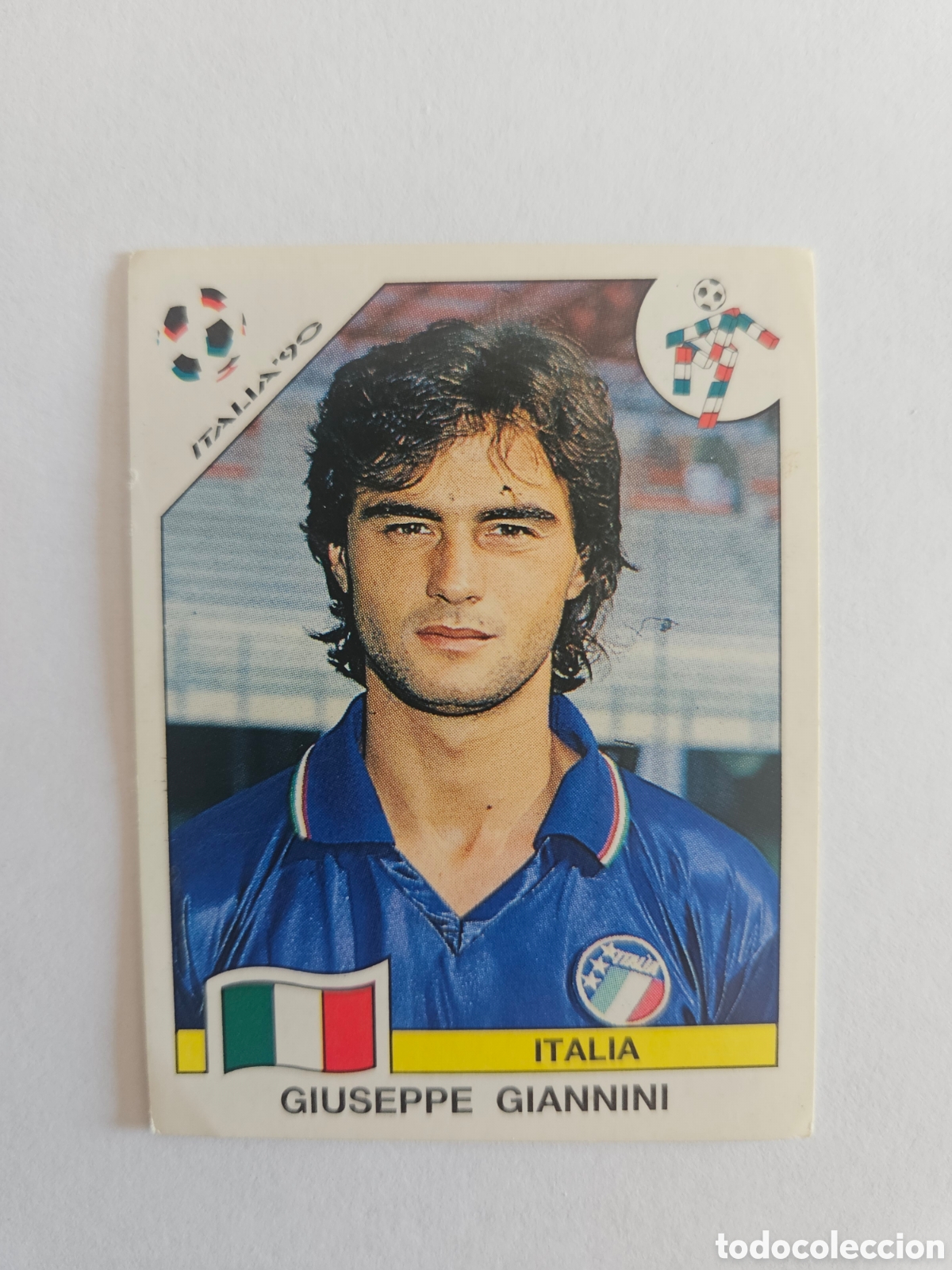Cromos de F&uacute;tbol: GIUSEPPE GIANNINI ITALIA 51 MUNDIAL ITALIA 1990 90 PANINI NUNCA PEGADO SIN PEGAR