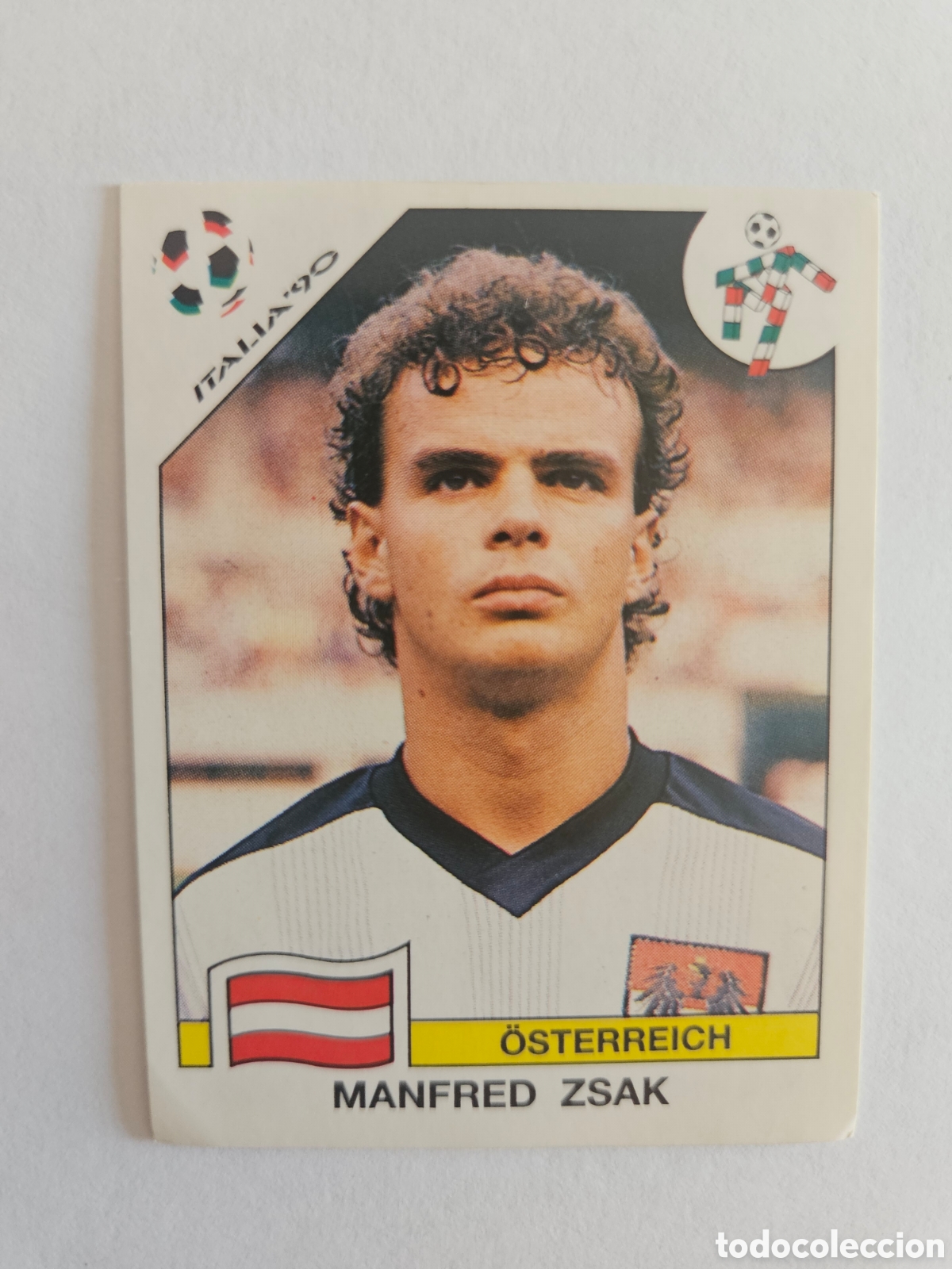 Football Stickers: Cromo panini mundial Italia 90 n&uacute;mero 67 Zsak - Stickers album world cup Italy 1990