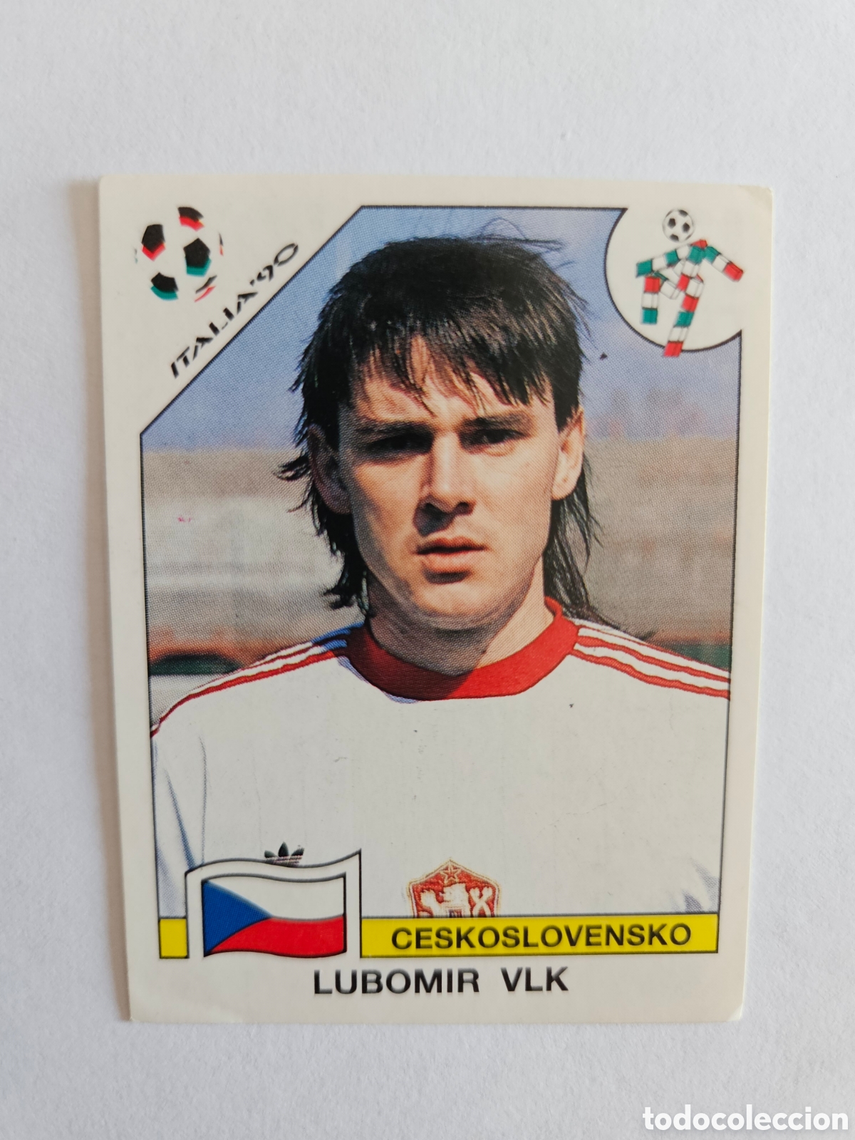 Cromos de F&uacute;tbol: 1990 ITALIA 90 - N&ordm; 84 LUBOMIR VLK - CHECOSLOVAQUIA - PANINI
