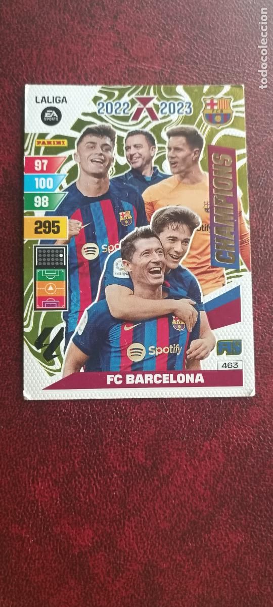 Fu&szlig;ball-Sticker: ADRENALYN 2023-24 23-24 CHAMPIONS BARCELONA PEDRI numero 463