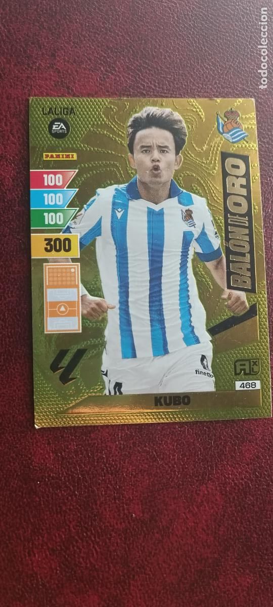 Figurine di Calcio: KUBO REAL SOCIEDAD BALON DE ORO 468 ADRENALYN XL LIGA 2023/2024 23 24 PANINI