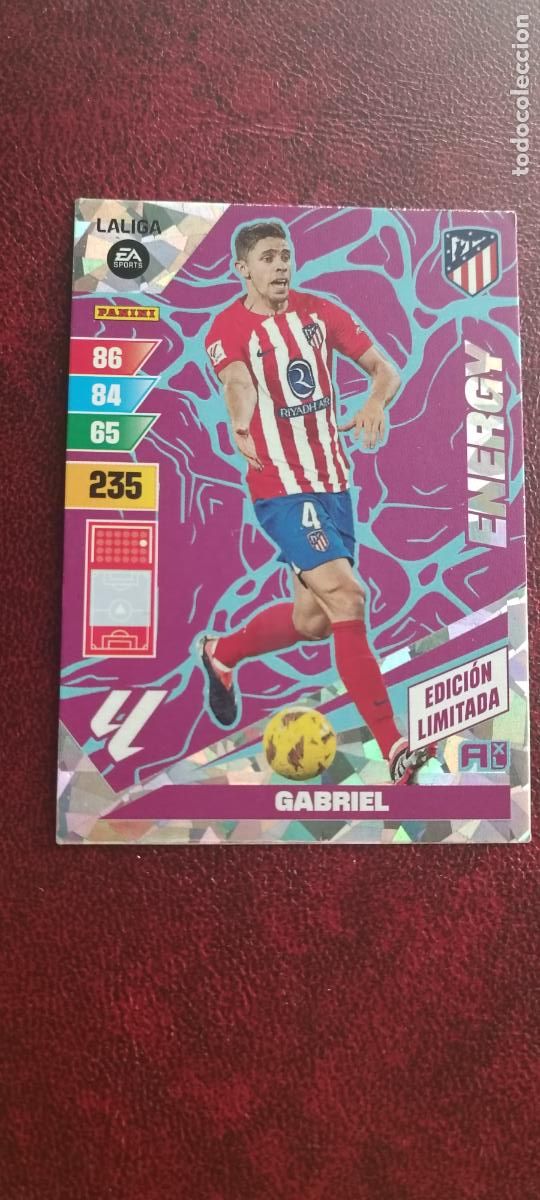 Cromos de Futebol: GABRIEL ATLETICO DE MADRID ENERGY EDICION LIMITADA LA LIGA ADRENALYN XL 23 24 2023 2024