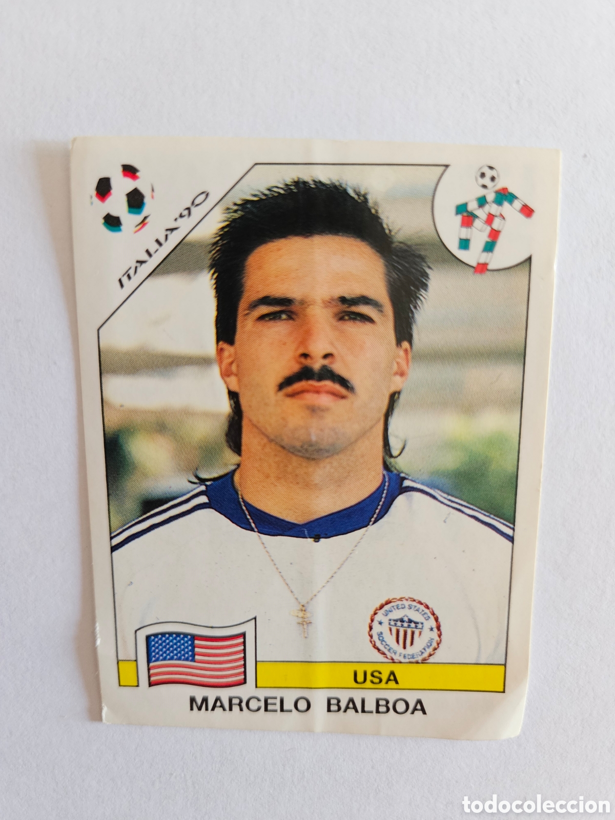 Cromos de Futebol: MARCELO BALBOA USA 99 MUNDIAL ITALIA 1990 90 PANINI NUNCA PEGADO SIN PEGAR