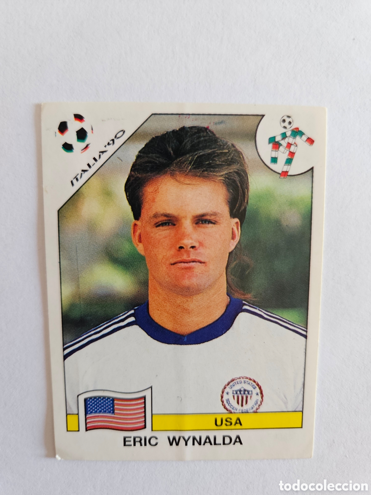 Cromos de Futebol: ERIC WYNALDA USA 113 MUNDIAL ITALIA 1990 90 PANINI NUNCA PEGADO SIN PEGAR