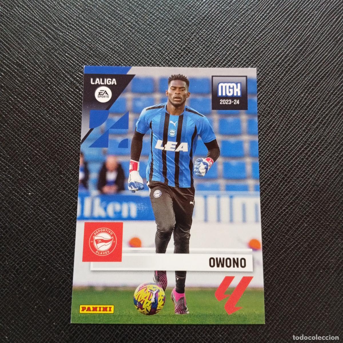 Cromos de F&uacute;tbol: 21 OWONO ALAVES PANINI MEGACRACKS 2023 2024 CROMO FUTBOL 23 24 - A160 PG3