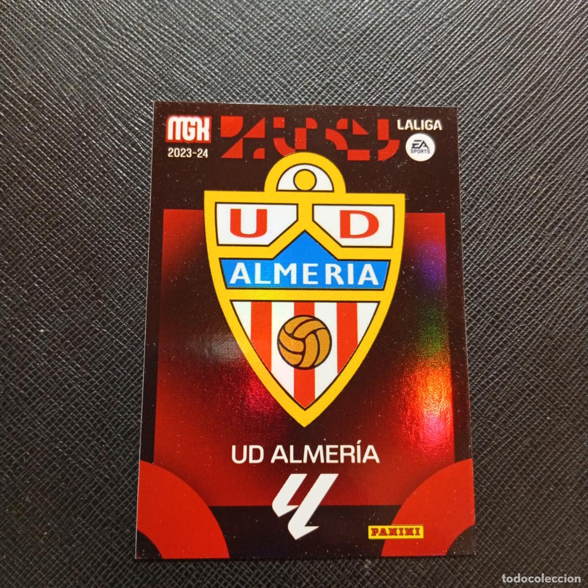 Cromos de F&uacute;tbol: 37 ESCUDO ALMERIA PANINI MEGACRACKS 2023 2024 CROMO FUTBOL 23 24 - A160 PG9