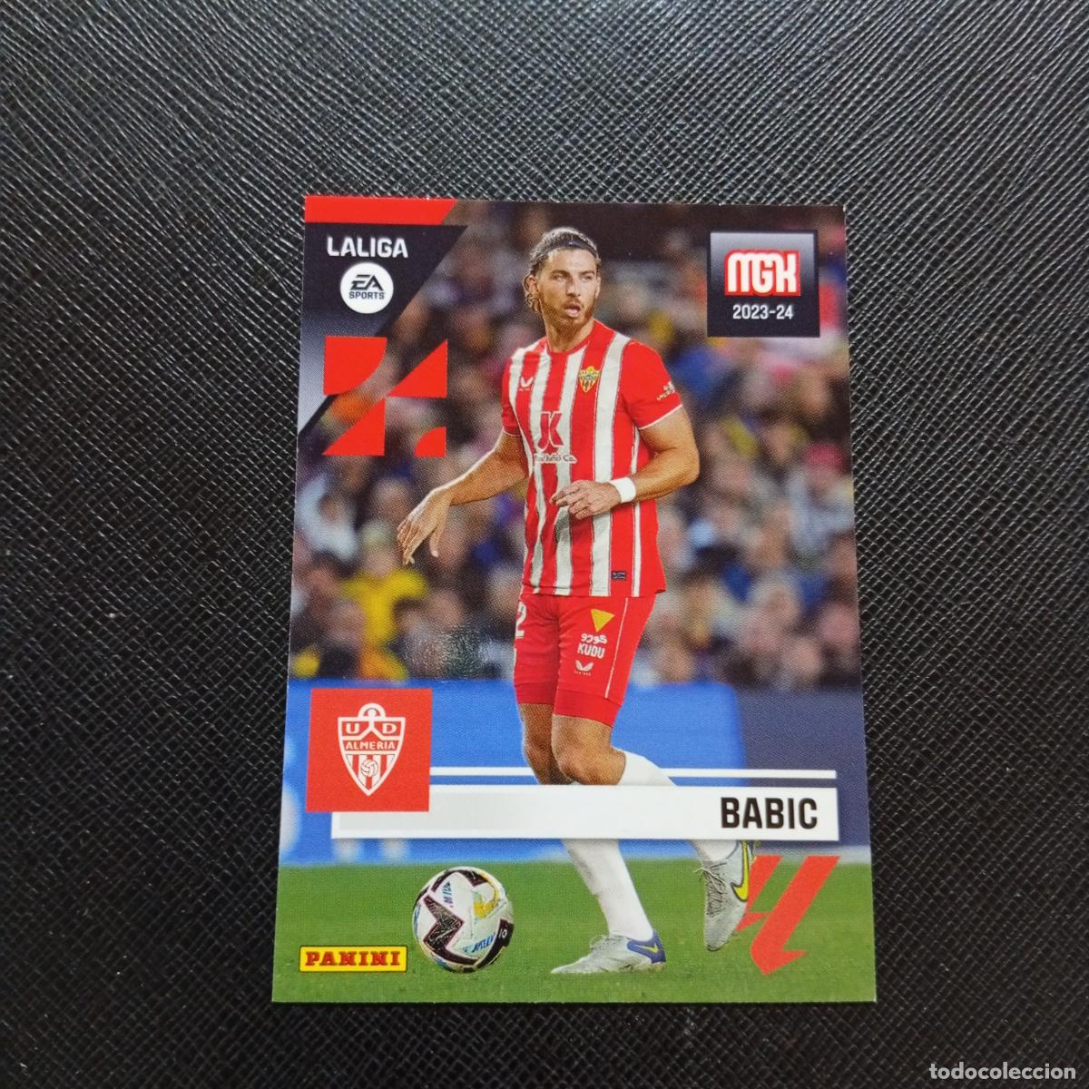 Cromos de F&uacute;tbol: 42 BABIC ALMERIA PANINI MEGACRACKS 2023 2024 CROMO FUTBOL 23 24 - A160 PG10