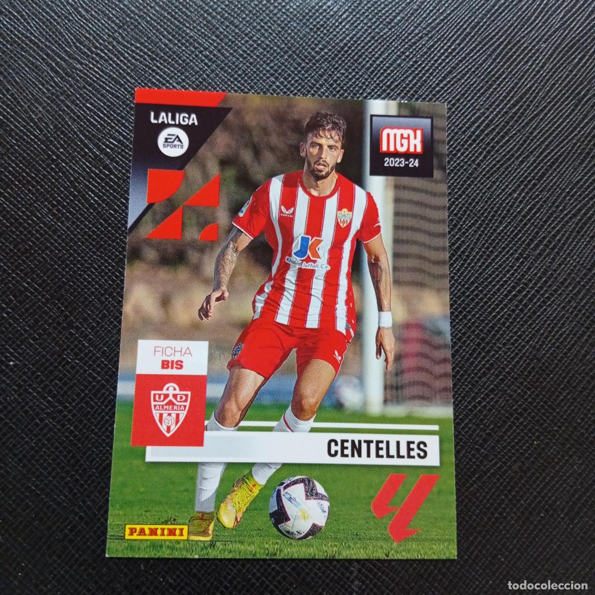 Cromos de F&uacute;tbol: 43 BIS CENTELLES ALMERIA PANINI MEGACRACKS 2023 2024 CROMO FUTBOL 23 24 - A160 PG11