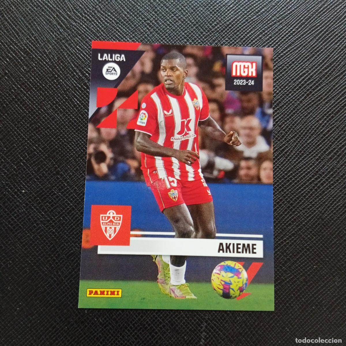 Cromos de F&uacute;tbol: 45 AKIEME ALMERIA PANINI MEGACRACKS 2023 2024 CROMO FUTBOL 23 24 - A160 PG12