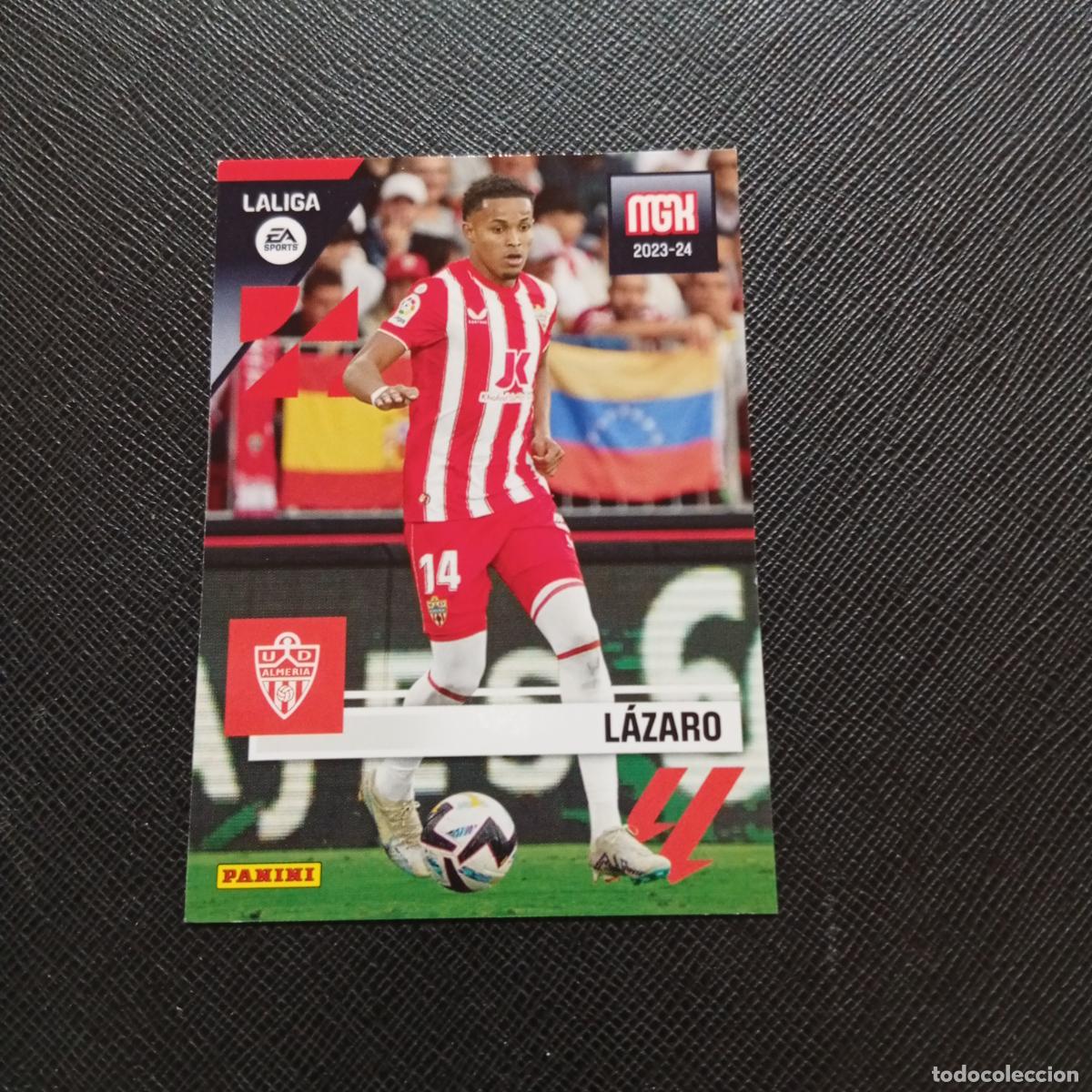 Cromos de F&uacute;tbol: 49 LAZARO ALMERIA PANINI MEGACRACKS 2023 2024 CROMO FUTBOL 23 24 - A160 PG12