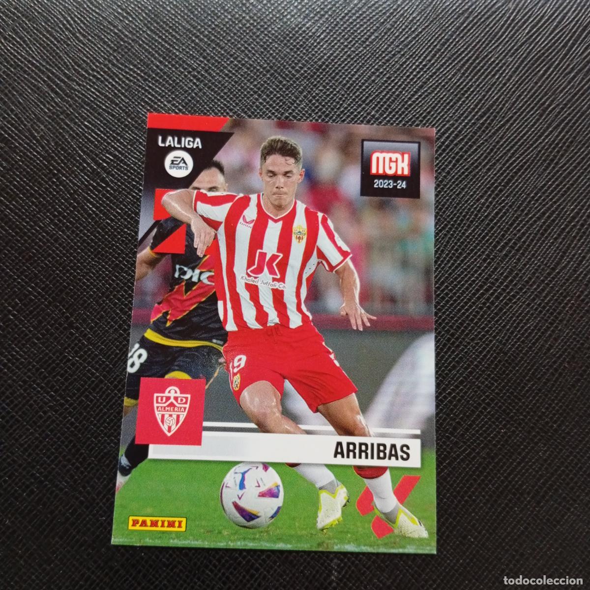 Cromos de F&uacute;tbol: 52 ARRIBAS ALMERIA PANINI MEGACRACKS 2023 2024 CROMO FUTBOL 23 24 - A160 PG13