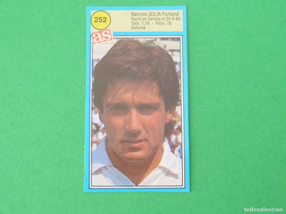 Cromos de F&uacute;tbol: CROMO FUTBOL JULIA REAL ZARAGOZA RECORTADO N&ordm; 252 ASES DE LA LIGA 1990-1991/90-91 DIARIO AS
