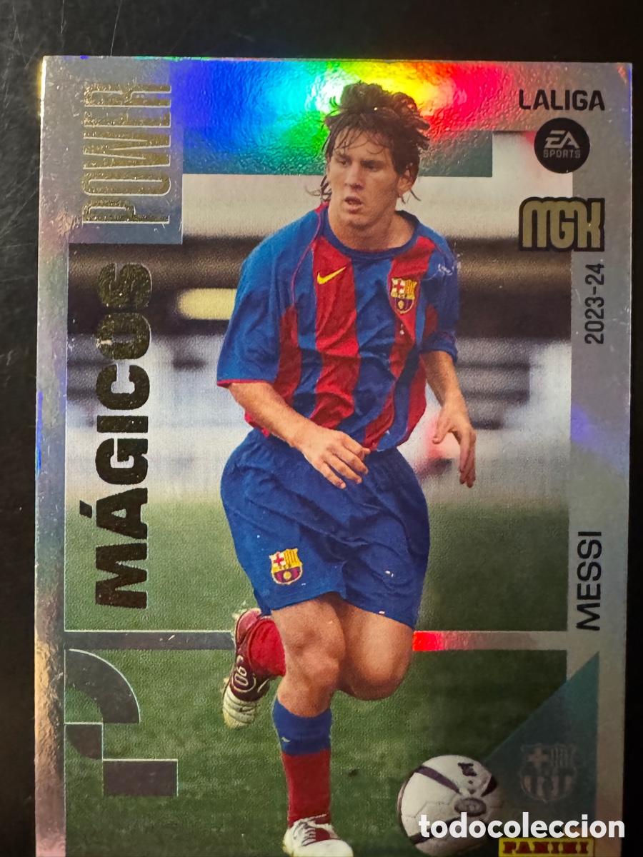 Fu&szlig;ball-Sticker: Messi M&aacute;gicos Power P439 Barcelona Megacracks 2023/24