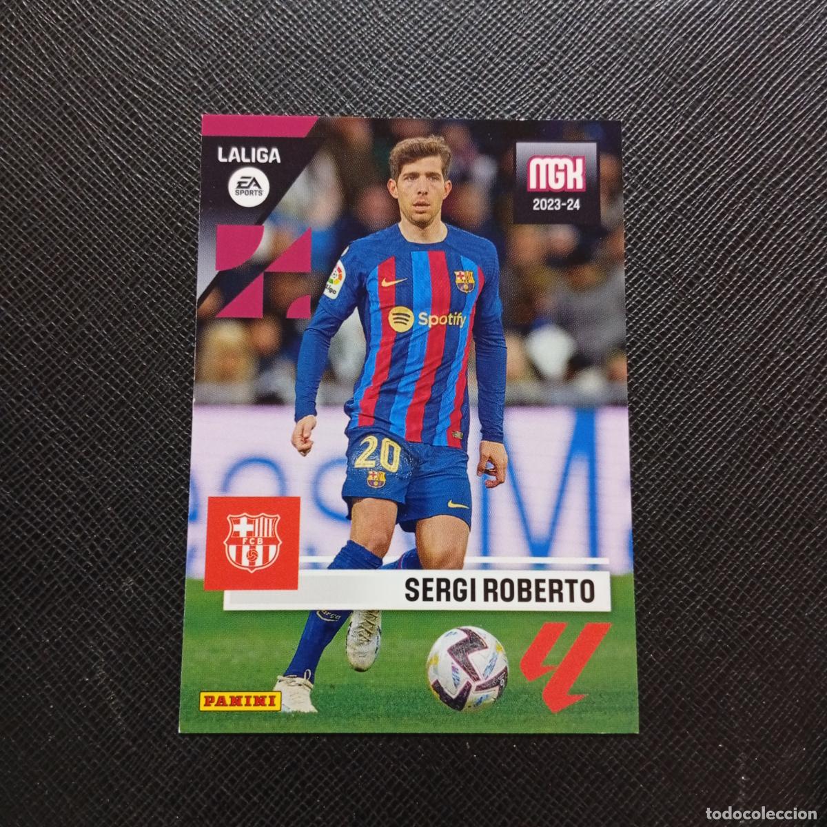 Cromos de F&uacute;tbol: 94 SERGI ROBERTO BARCELONA PANINI MEGACRACKS 2023 2024 CROMO FUTBOL 23 24 - A80 PG127