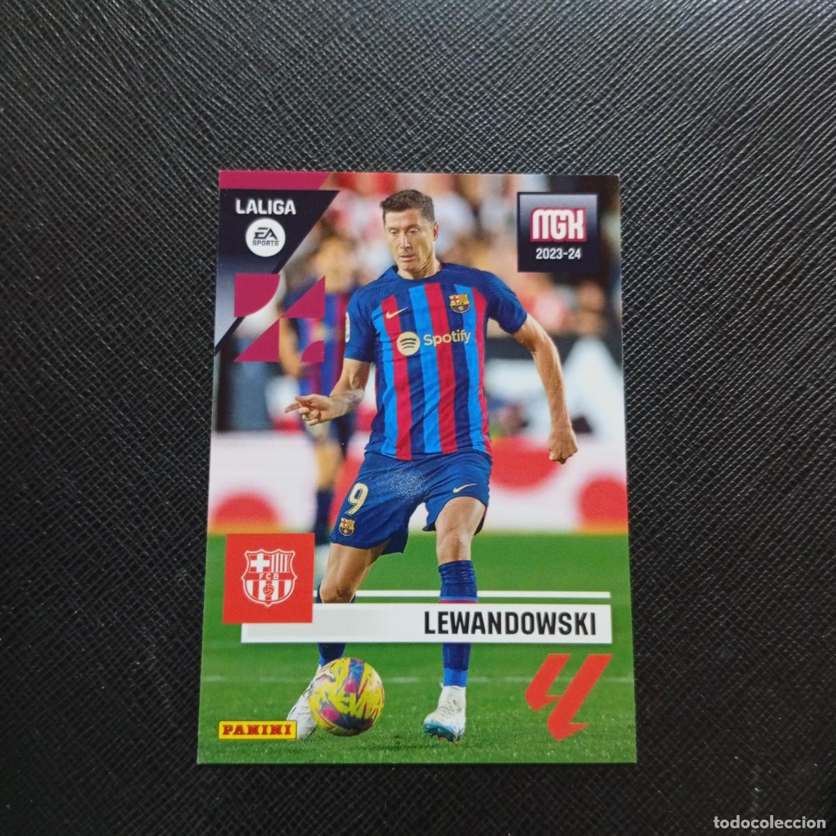 Fu&szlig;ball-Sticker: 107 LEWANDOWSKI BARCELONA PANINI MEGACRACKS 2023 2024 CROMO FUTBOL 23 24 - A80 PG226