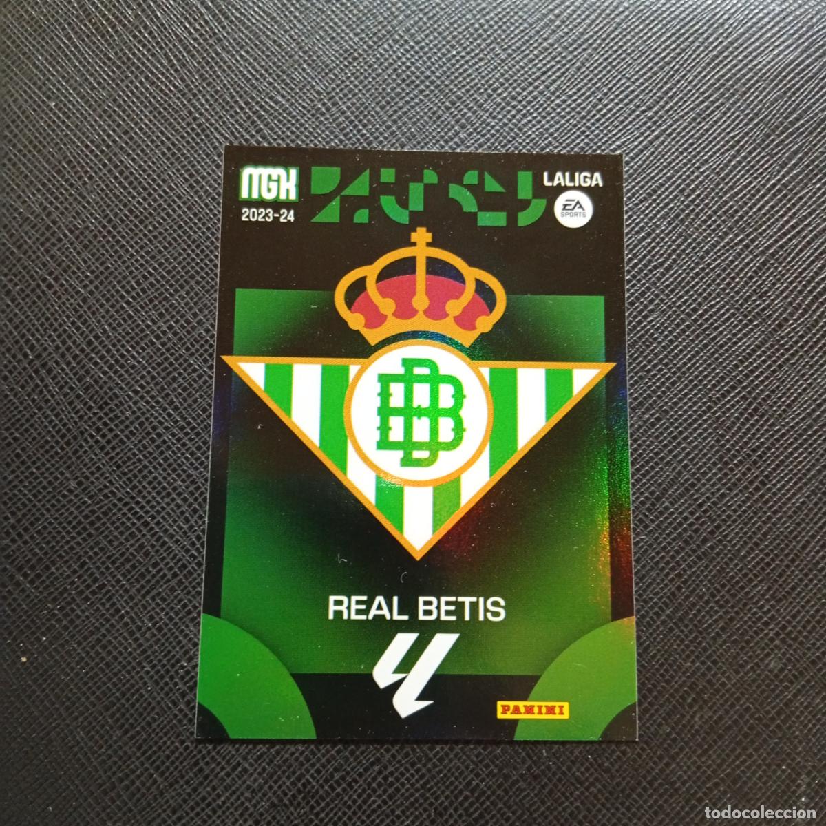 Fu&szlig;ball-Sticker: 109 ESCUDO REAL BETIS PANINI MEGACRACKS 2023 2024 CROMO FUTBOL 23 24 - A80 PG244