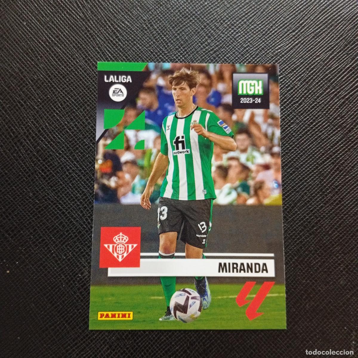 Fu&szlig;ball-Sticker: 115 MIRANDA REAL BETIS PANINI MEGACRACKS 2023 2024 CROMO FUTBOL 23 24 - A80 PG244