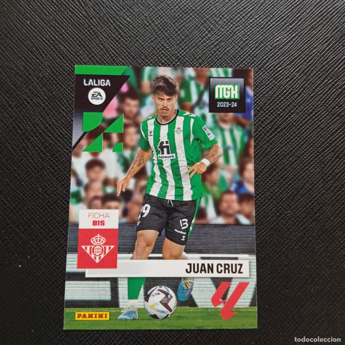 Fu&szlig;ball-Sticker: 120 BIS JUAN CRUZ REAL BETIS PANINI MEGACRACKS 2023 2024 CROMO FUTBOL 23 24 - A80 PG262