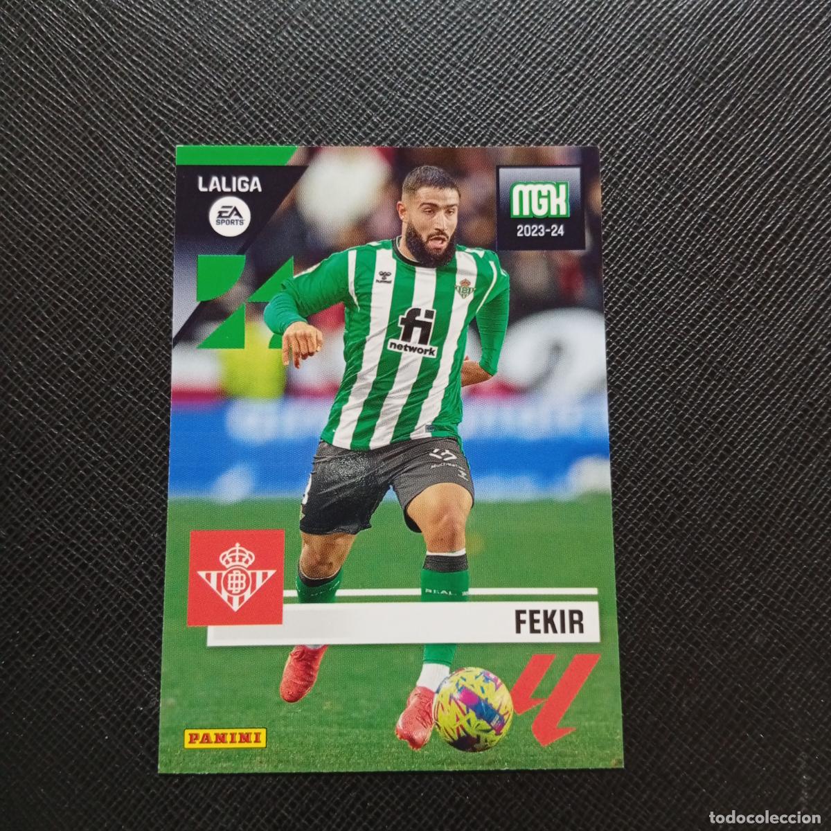 Cromos de F&uacute;tbol: 121 FEKIR REAL BETIS PANINI MEGACRACKS 2023 2024 CROMO FUTBOL 23 24 - A80 PG280