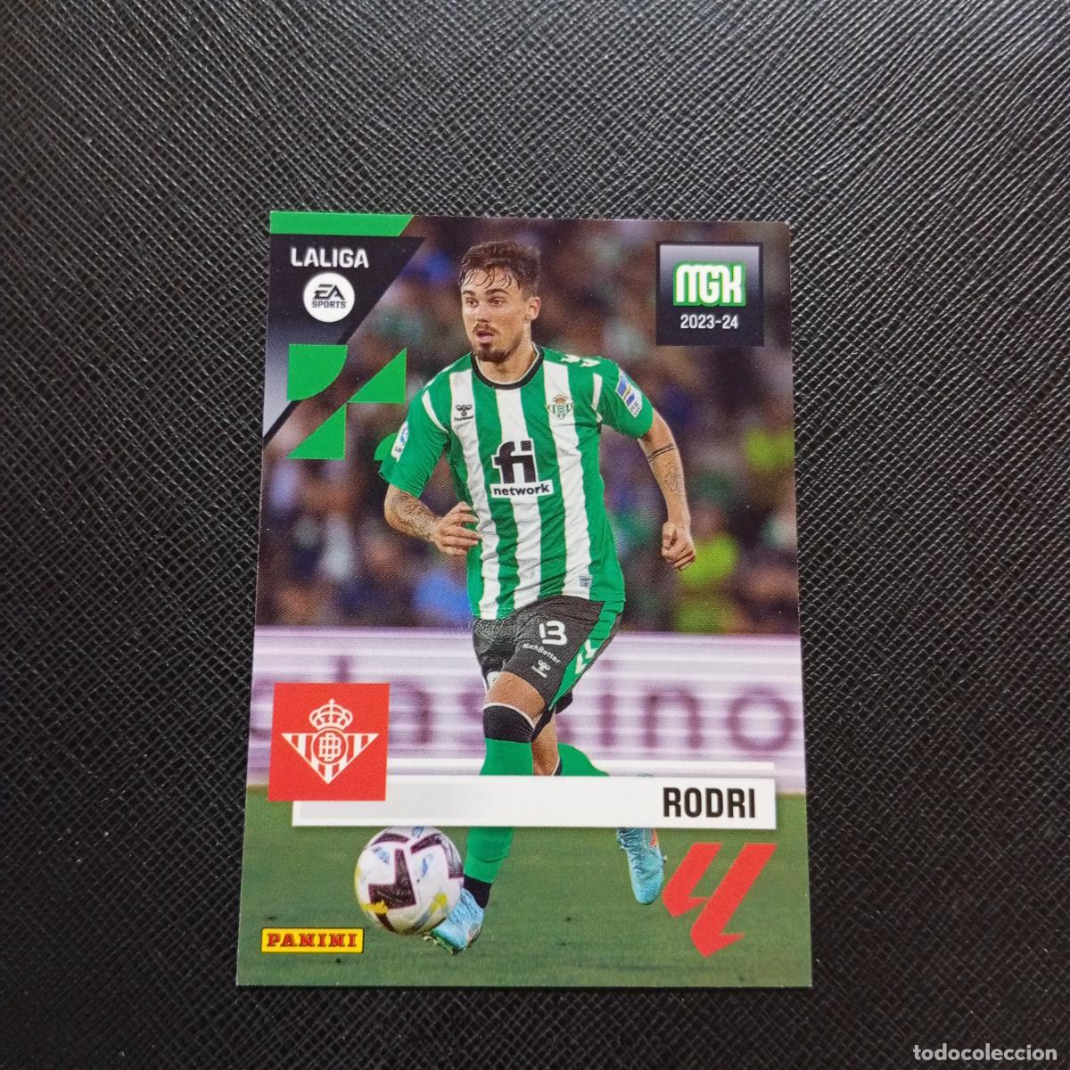 Cromos de F&uacute;tbol: 122 RODRI REAL BETIS PANINI MEGACRACKS 2023 2024 CROMO FUTBOL 23 24 - A80 PG280