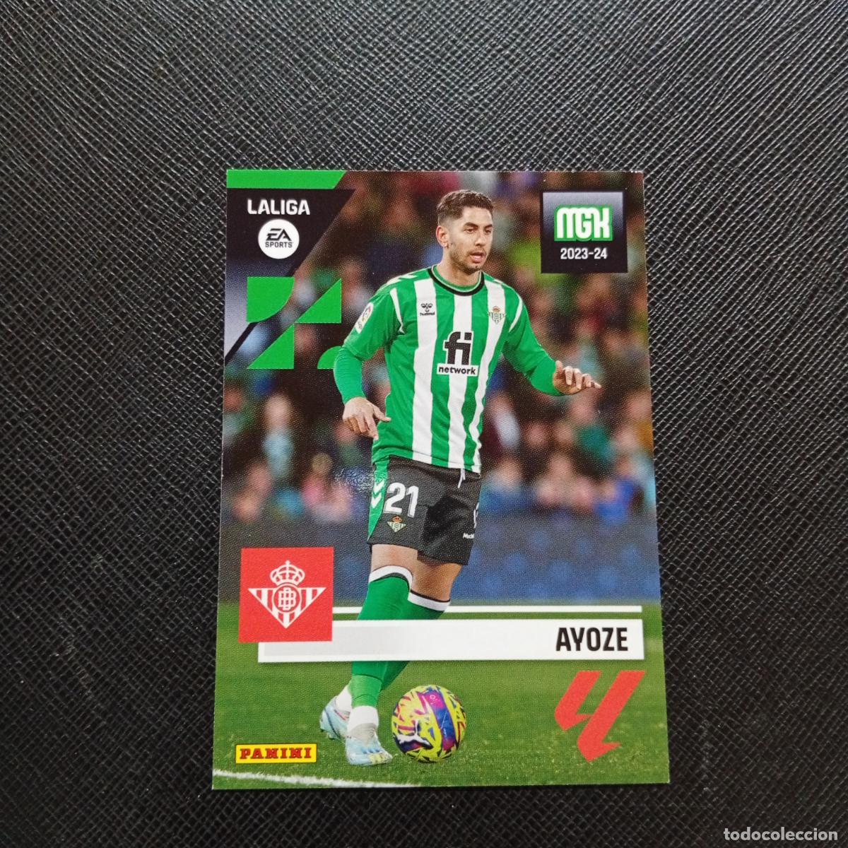 Cromos de F&uacute;tbol: 126 AYOZE REAL BETIS PANINI MEGACRACKS 2023 2024 CROMO FUTBOL 23 24 - A80 PG298