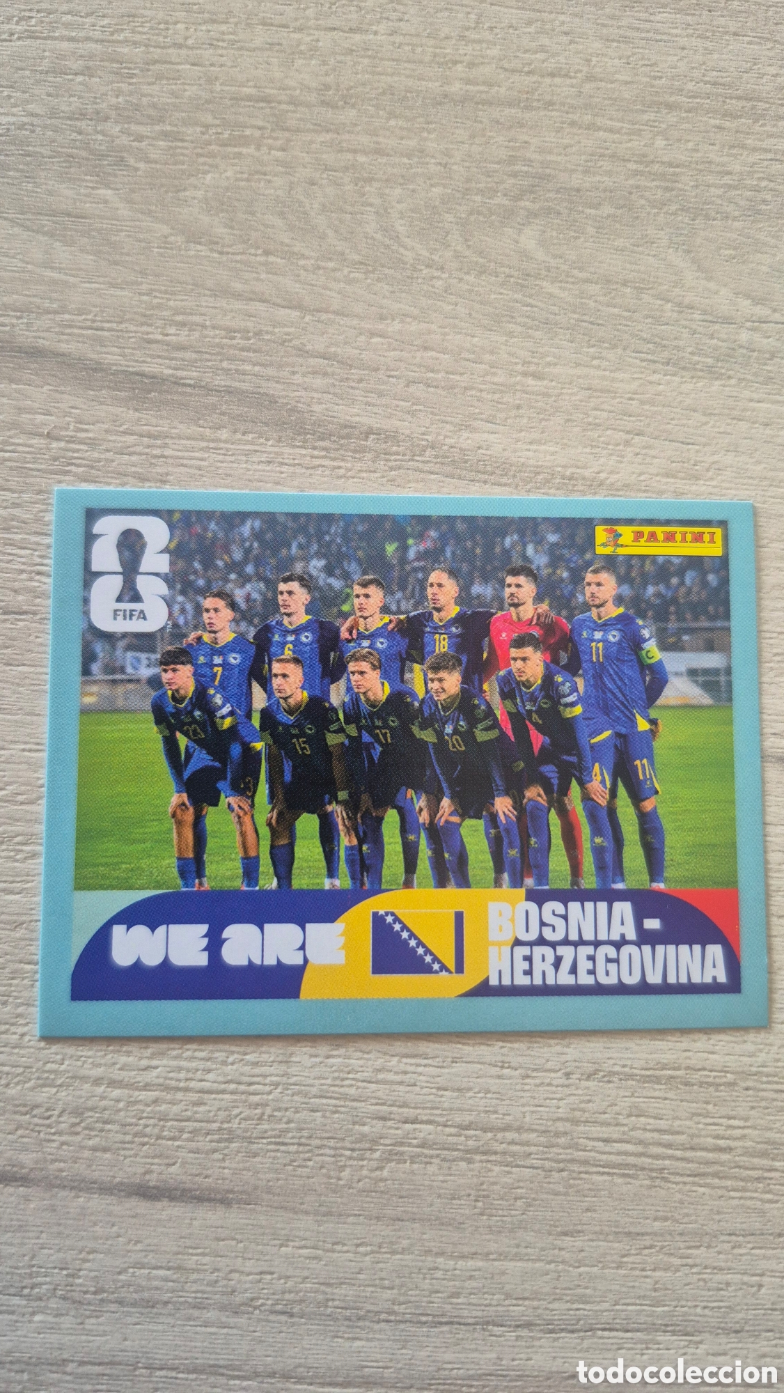 Football Stickers: BIH13 Plantilla Bosnia-Herzegovina FIFA World Cup 2026