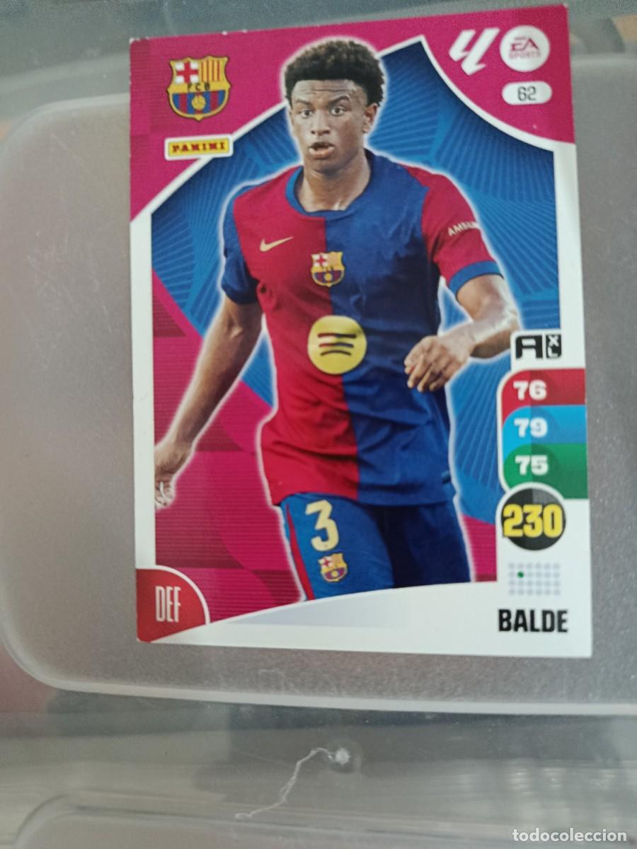 Figurine di Calcio: Adrenalyn 24/25. 62- Balde. Barcelona.
