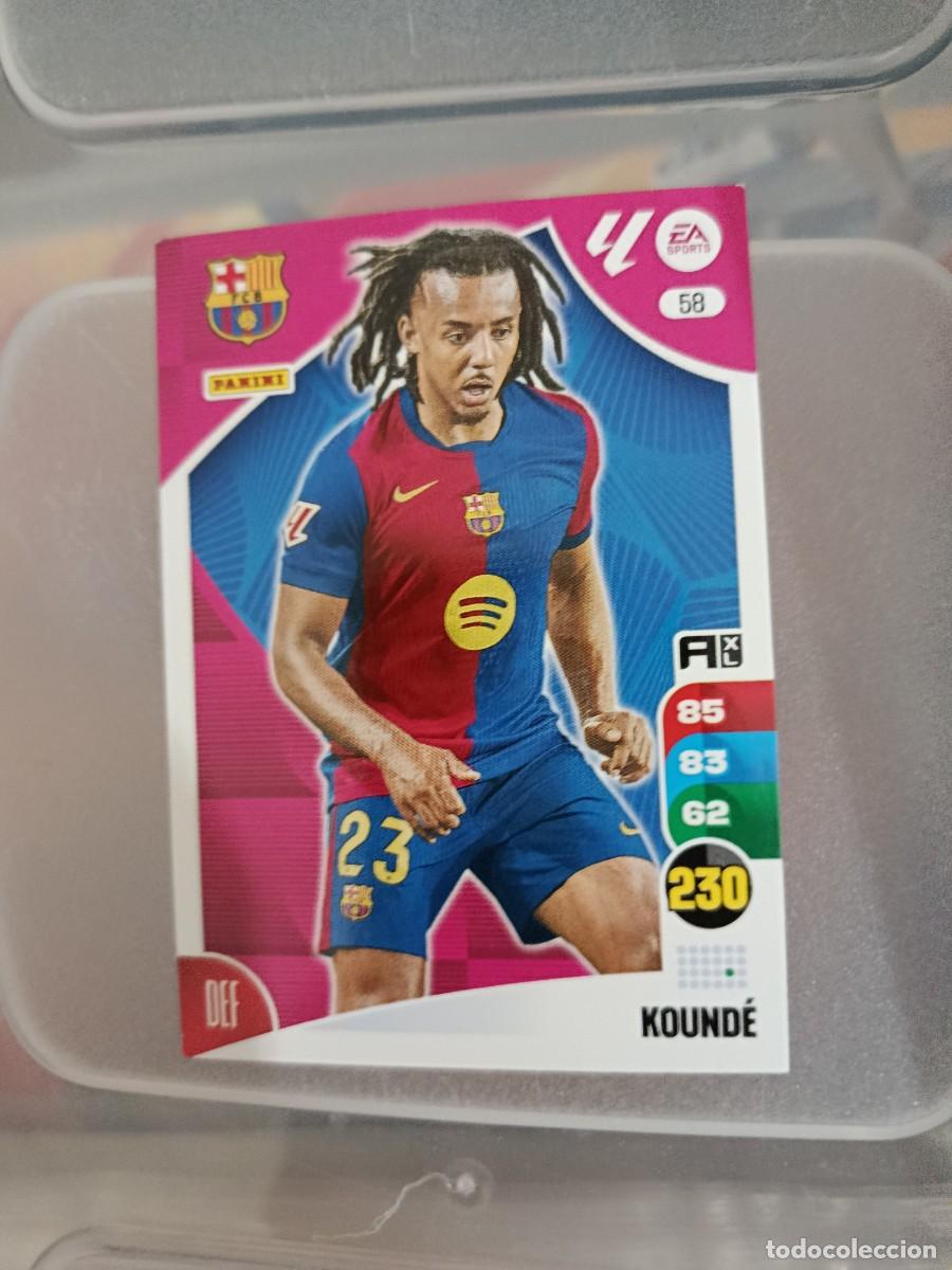 Cartes &agrave; collectionner de Football: Adrenalyn 24/25. 58- Kounde. Barcelona.