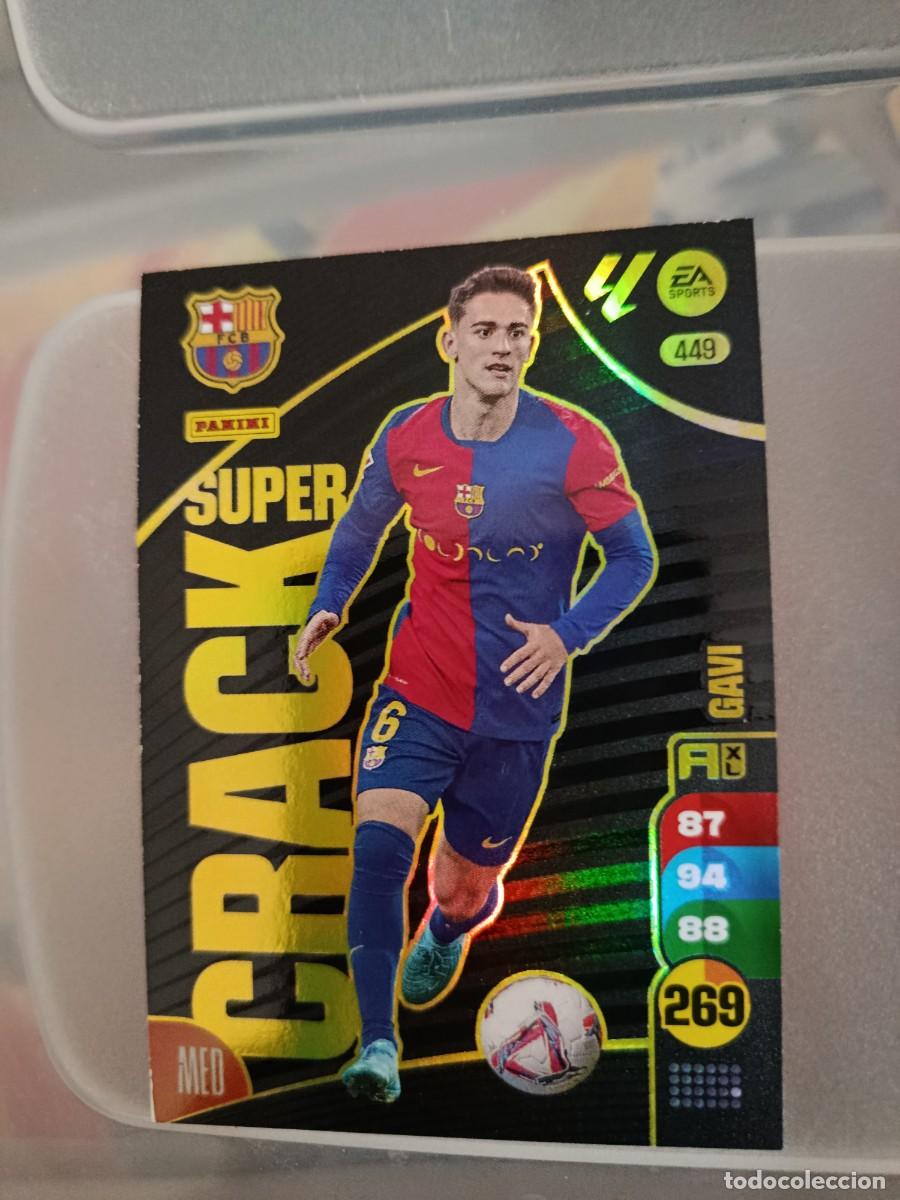 Football Stickers: Adrenalyn 24/25. 449- Gavi. Barcelona. Super crack.