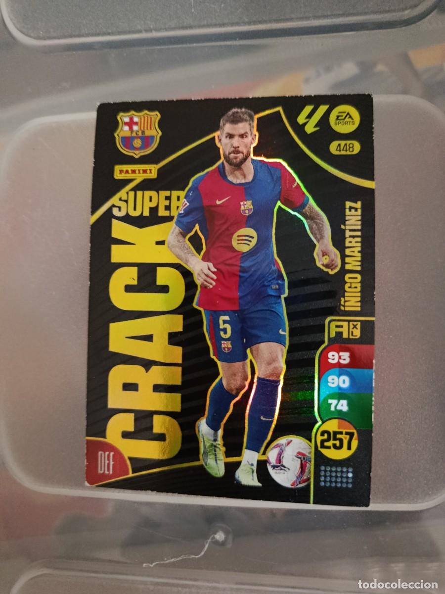 Football Stickers: Adrenalyn 24/25. 448- &Iacute;&ntilde;igo Mart&iacute;nez. Barcelona. Super crack..