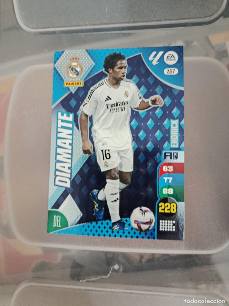 Cromos de F&uacute;tbol: Adrenalyn 24/25. 397- Endrick. Real Madrid. Diamante.
