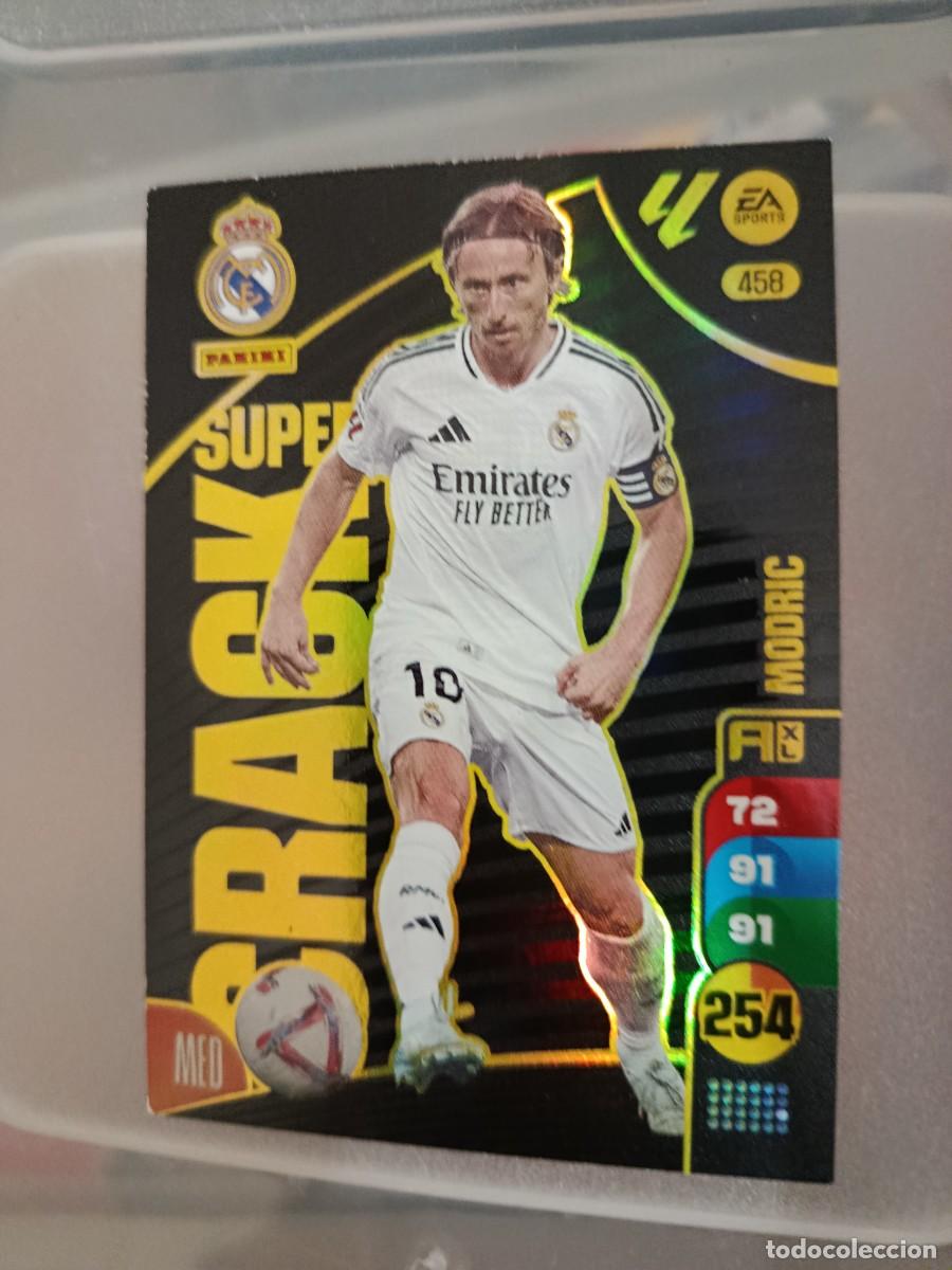 Cromos de F&uacute;tbol: Adrenalyn 24/25. 458- Modric. Real Madrid. Super crack.