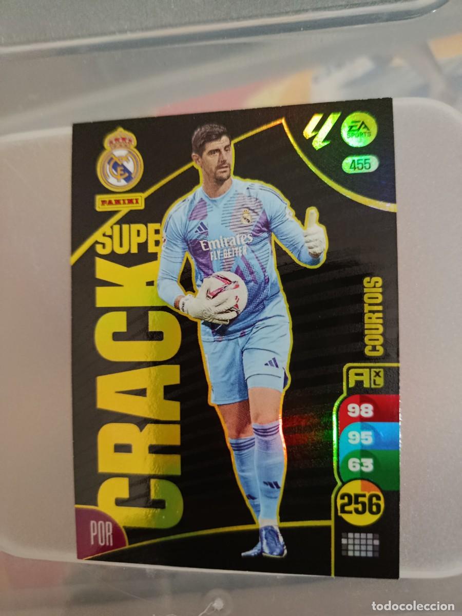 Cromos de F&uacute;tbol: Adrenalyn 24/25. 455- Courtois. Real Madrid. Super crack.