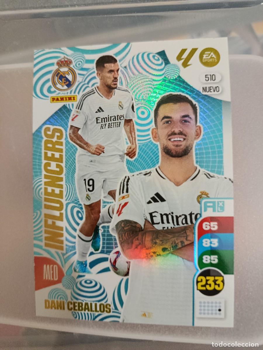 Fu&szlig;ball-Sticker: Adrenalyn 24/25. 510- Ceballos. Real Madrid. New influencers.