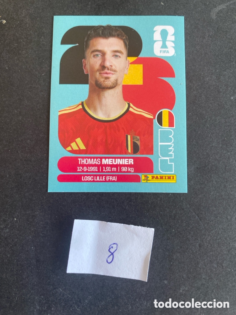 Cromos de F&uacute;tbol: Cromo Belgica Mundial 2026 N* 8 nuevo
