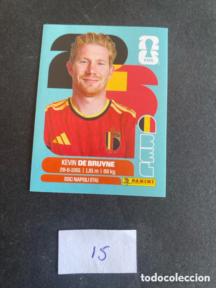 Cromos de F&uacute;tbol: Cromo Belgica Mundial 2026 N* 15 nuevo