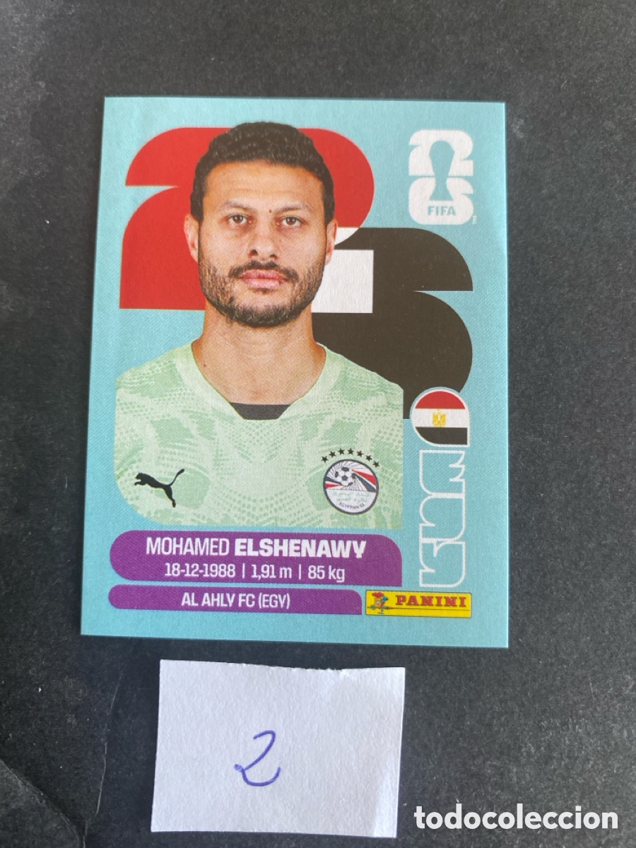 Cromos de F&uacute;tbol: Cromo Egipto Mundial 2026 N* 2 nuevo