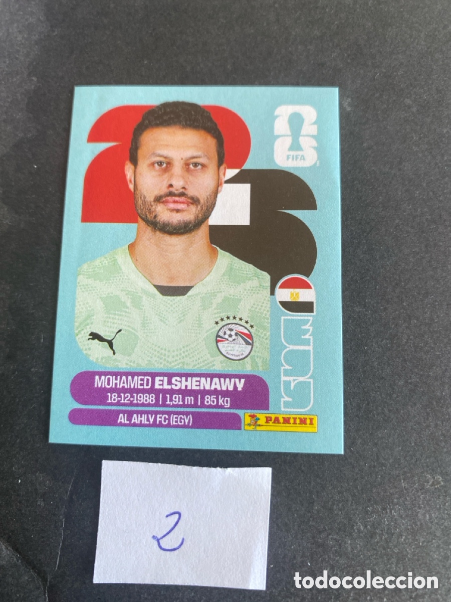 Cromos de F&uacute;tbol: Cromo Egipto Mundial 2026 N* 2 nuevo