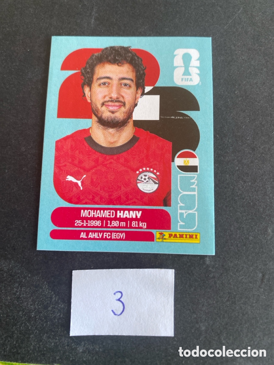 Cromos de F&uacute;tbol: Cromo Egipto Mundial 2026 N* 3 nuevo