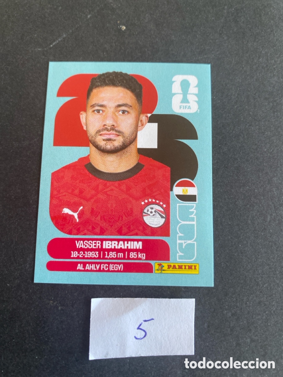 Cromos de F&uacute;tbol: Cromo Egipto Mundial 2026 N* 5 nuevo